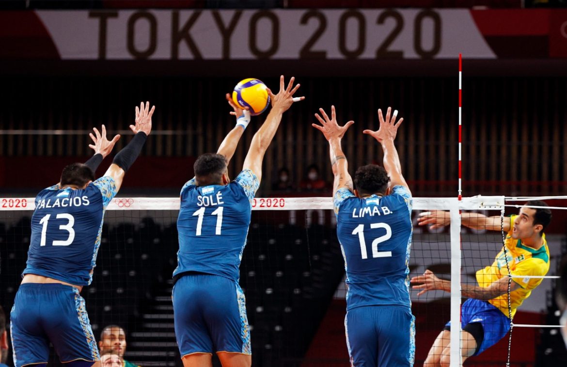 Partit de voleibol durant uns Jocs Olímpics